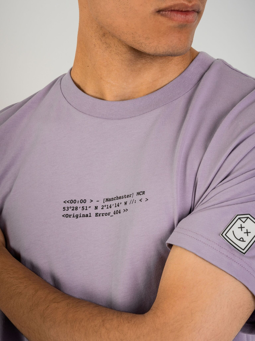 Футболка мужская ORIGINAL CREATOR SMILEY_404 T-SHIRT, Сиреневый