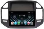 Магнитола для Mitsubishi Pajero 3, Montero 3 1999-2006 (рамка черная) - FarCar S280 монитор 9.5" IPS на Android 13, CarPlay