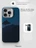 Чехол накладка iPhone 16 Pro Max 6.9" Gurdini Carbon Design (Magsafe &amp; Lense holder) Mountain Blue