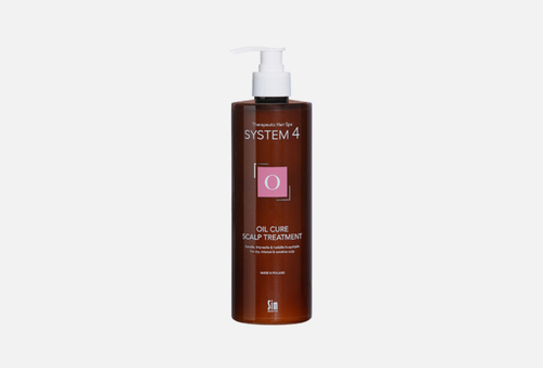 Sim Sensitive System 4 O Oil Cure Hair Mask O - Терапевтическая маска для пилинга и лечения кожи головы, снимает раздражение и зуд, 500 мл