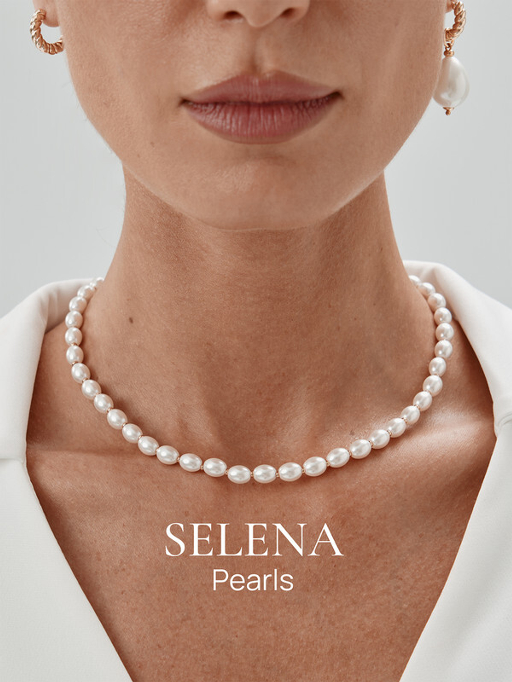 91003242 Колье Selena Pearls
