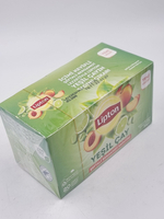 Lipton Чай зеленый, Персик и Бергамот, 20 пакетиков, 30 г (Турция)