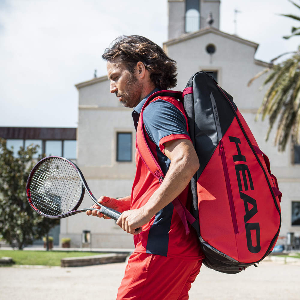 Сумка теннисная Head Tour Team 9R - black/red