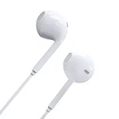 Гарнитура Borofone M54, вкладыши, разъем Jack, кабель 1.2 м White