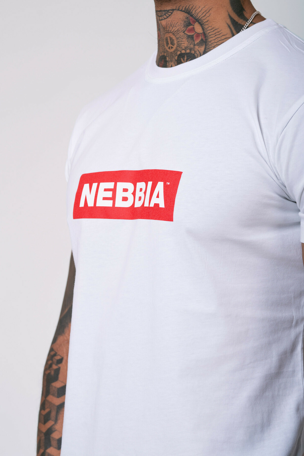 Футболка NEBBIA Men's T-shirt 593 Белая