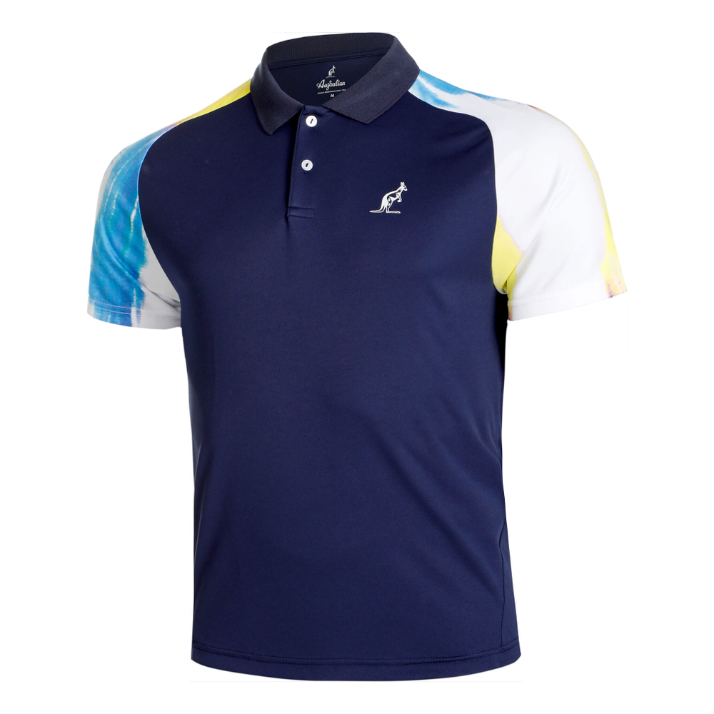 Мужское теннисное поло Australian Ace Blaze Polo Men - Blue