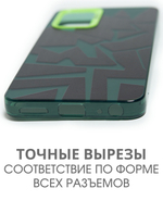 Дизайнерский чехол из пластика для SAMSUNG GALAXY A52 и A52s с усиленной защитой камеры и глянцем