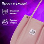 Сумка-шоппер BRAUBERG MOMENTS, вельвет, 35х30 см, розовый, 271907