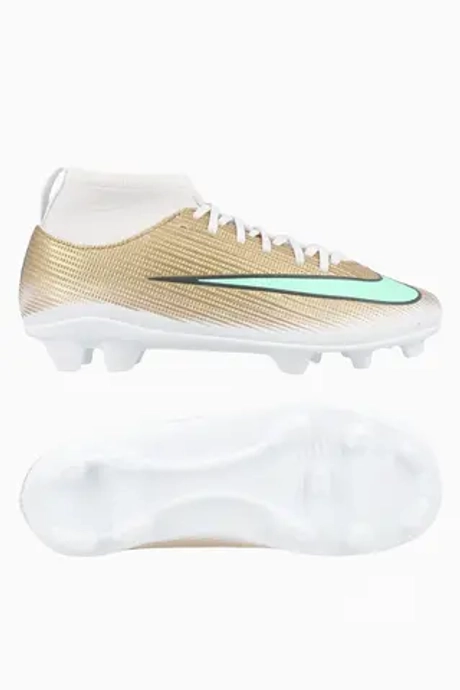 Бутсы Nike Zoom Mercurial Superfly 11 Club Mbappe FG/MG Junior - золотой
