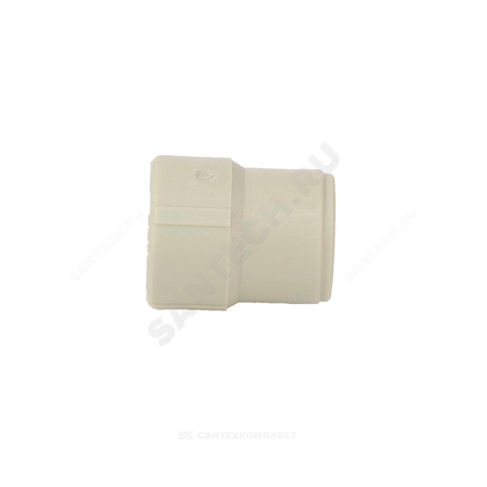 Муфта PP-R переходная серая Дн 25х20 внутр/наруж пайка VALFEX 10002520Г