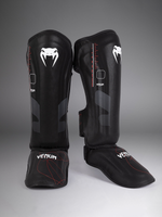 Щитки Venum Tactical XT Black/Fire Red