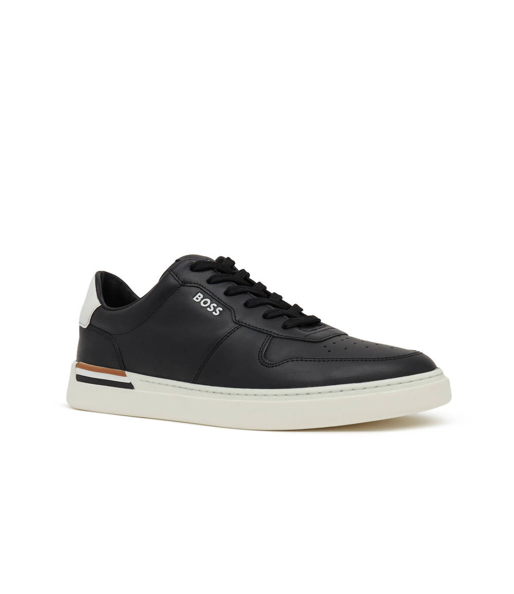 Кожаные кроссовки clint tenn ltvp BOSS BLACK - черный(50498894)