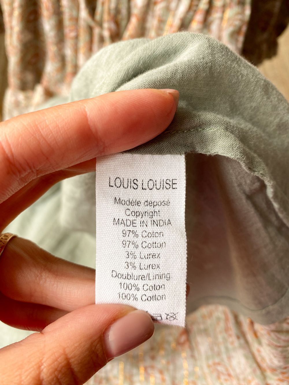 Новое хлопковое платье Louis&Louise, 128