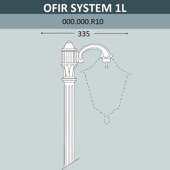 Консоль Ofir 000.000.R10.A0 Fumagalli