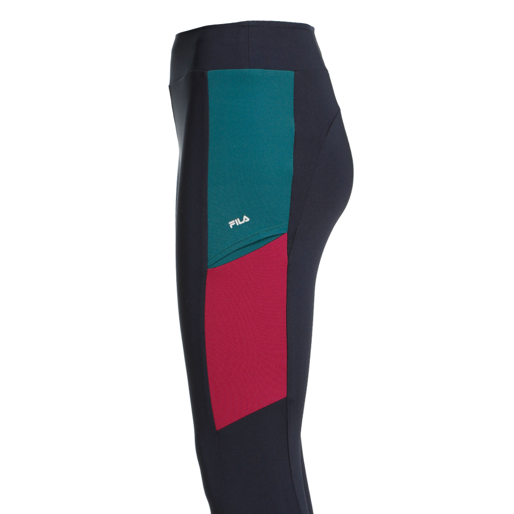 Женские теннисные брюки Fila Ellie Tight Women - Dark Blue, Red