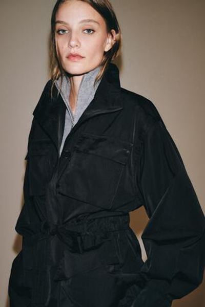 КУРТКА С ПОЯСОМ — ZW COLLECTION — ZARA