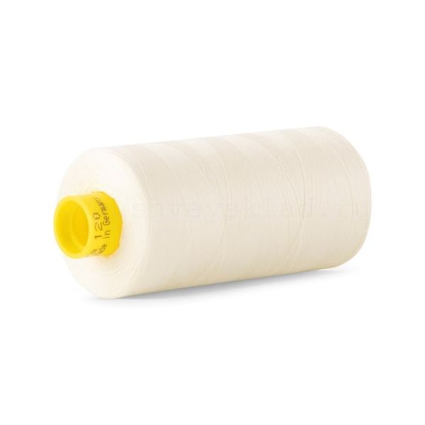 Нитка Gutermann Mara 120 (1000 метров), 1 кат., универсальная | 3796 св.кремовый