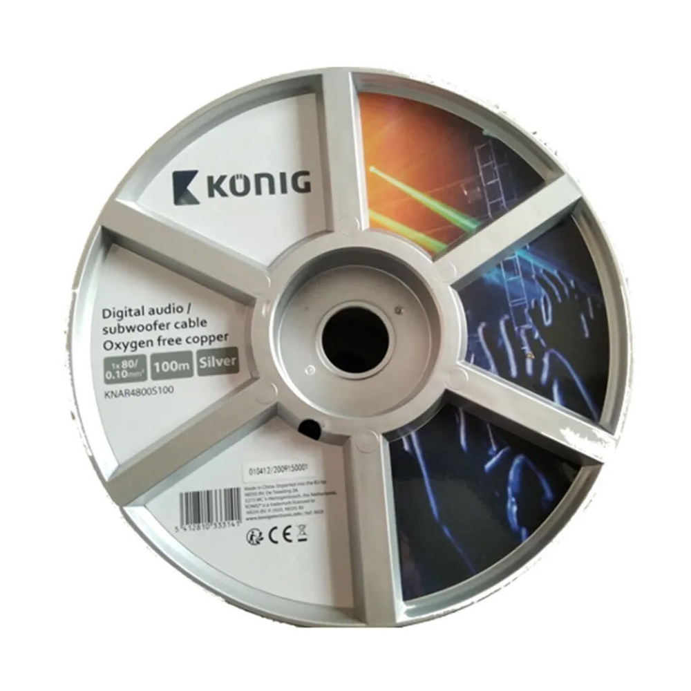 Акустический кабель Konig OFC 1x80, 0.10 мм2, 5 метров