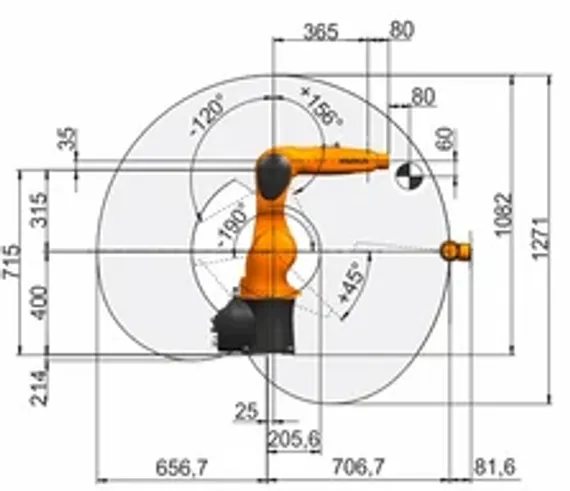 Промышленный робот KUKA KR AGILUS, KR 6 R900-2 HO