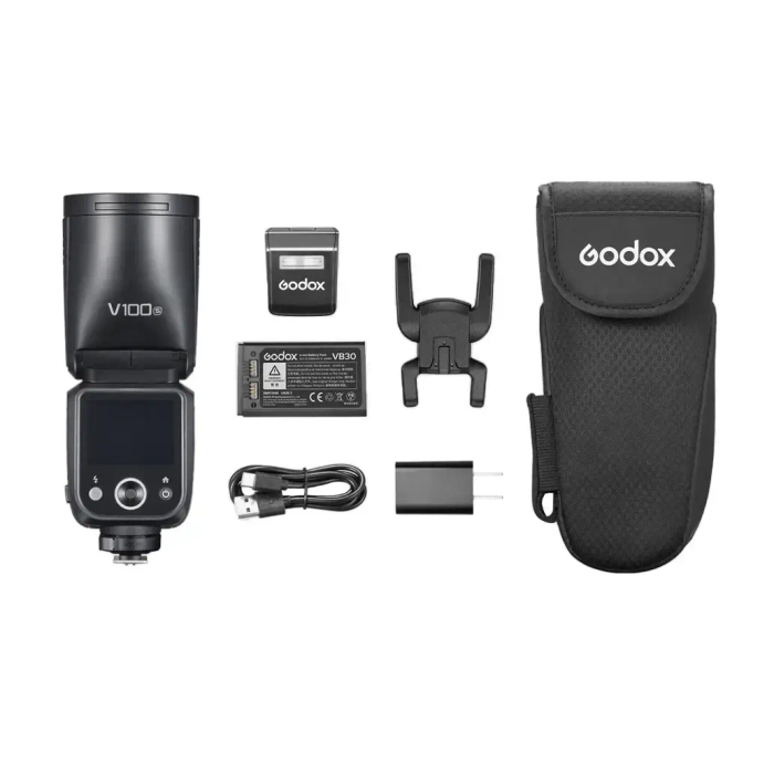 Вспышка накамерная Godox V100S TTL с круглой головкой для Sony