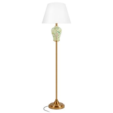 Торшер 1*Е27 10383F зелёный/бронза Hydrangea LOFT IT