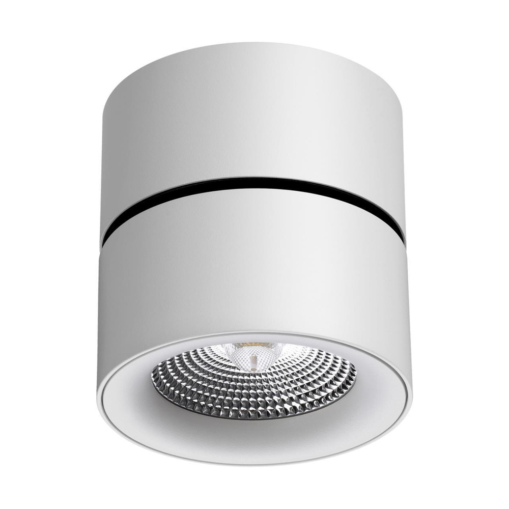 358782 OVER NT21 195 белый Светильник накладной светодиодный IP20 LED 25W 4000K 2200Лм 100-265V GRODA