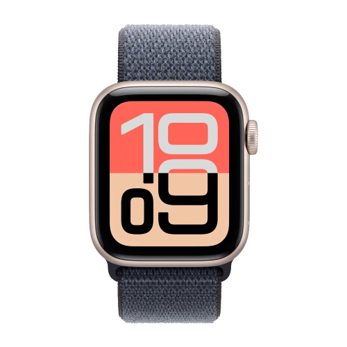 Умные часы Apple Watch SE 3 (2025) GPS, 40mm, Starlight Aluminium Case with Anchor Blue Sport Loop