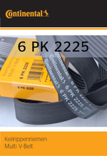 Ремень поликлиновый Continental 6PK2225