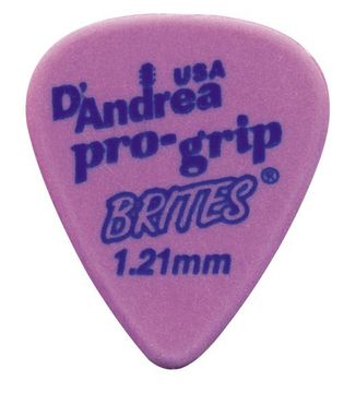 Медиаторы, дерлин, 72шт, 1.21мм, D'Andrea RPGB351-121XH ProGrip Brites