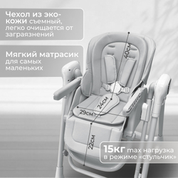 Стульчик-электрокачель BubaGO Aurora 4в1