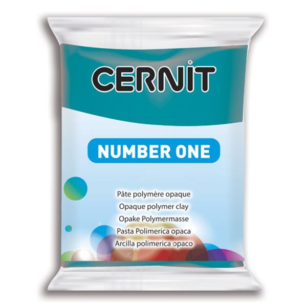 Полимерная глина Cernit №1 запекаемая, классическая 56-62 гр, 230 ярко-голубой