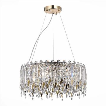 Люстра подвесная 6*E14 SL1655.203.06 золотистый/прозрачный Desio ST-Luce