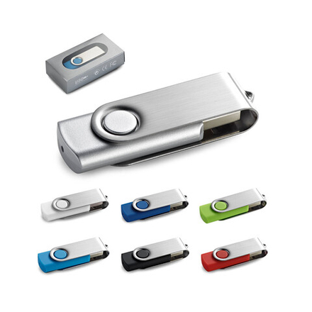 CLAUDIUS 4GB. USB-накопитель 4 ГБ с металлическим зажимом