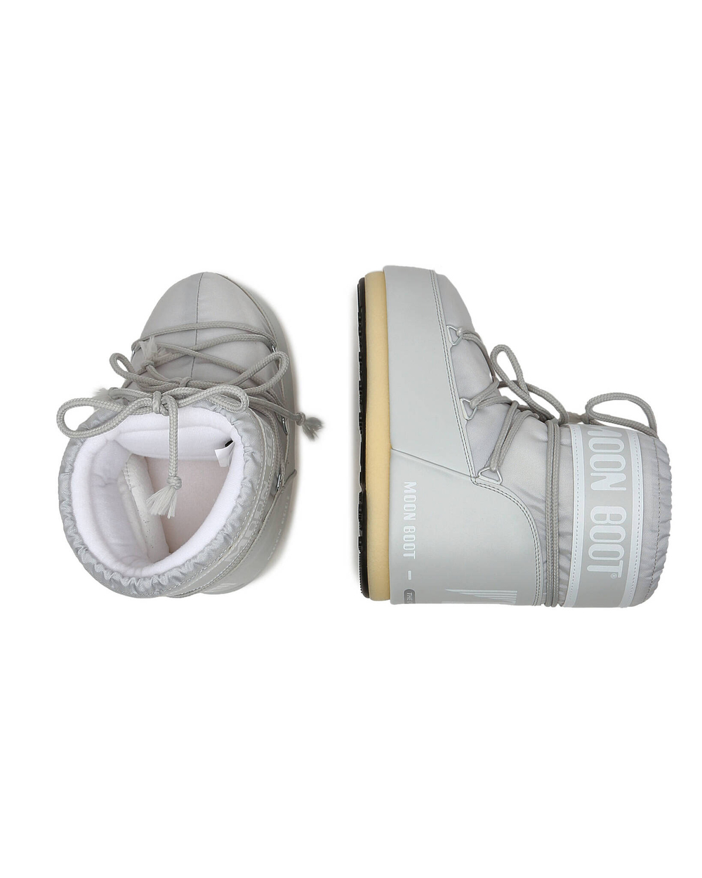 Утепленное угги MOON BOOT CLASSIC LOW 2 Moon Boot - серый(14093400)