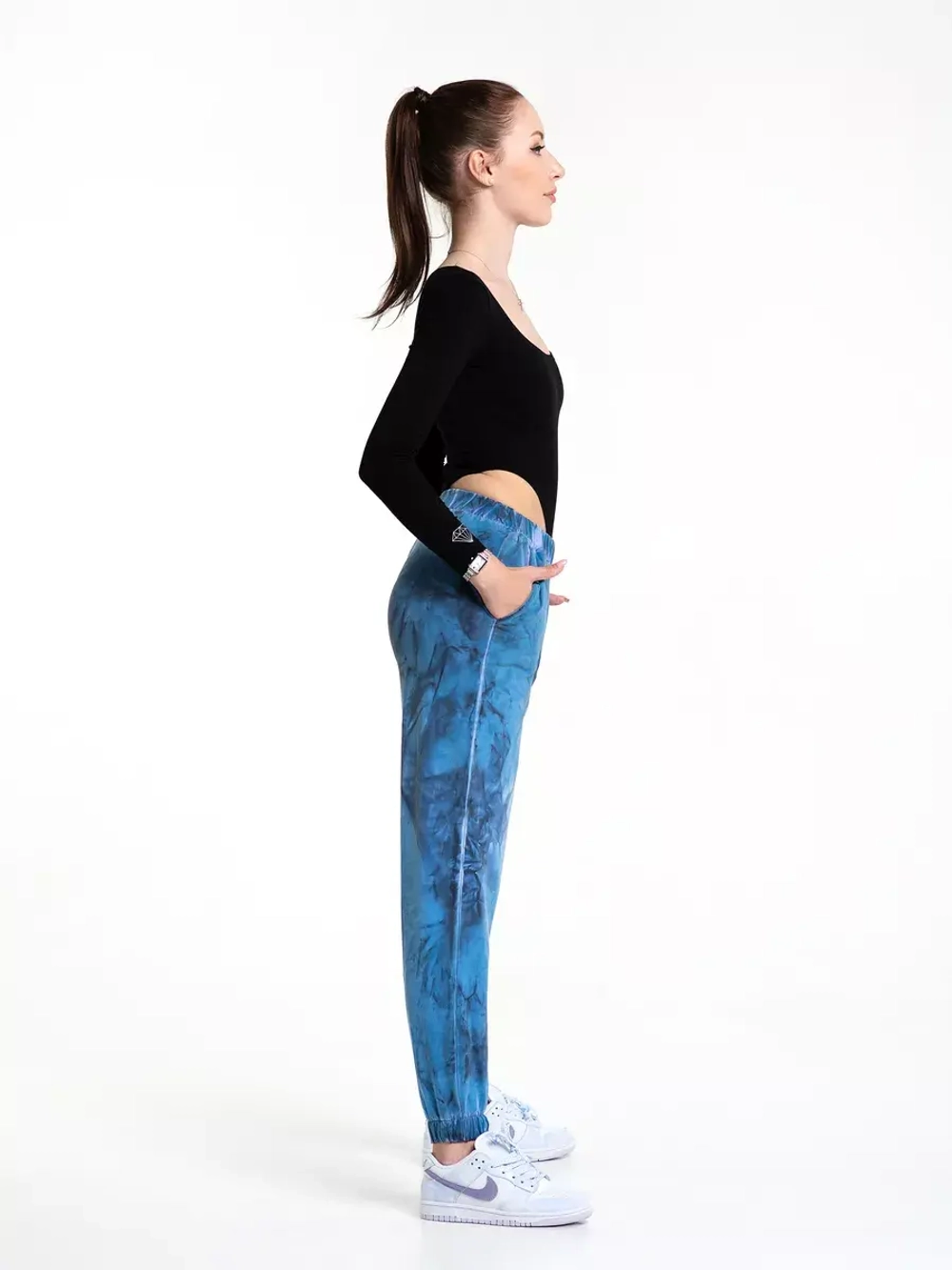 Брюки спортивные Тай Дай Вареные облегченные