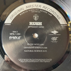 Винтажная виниловая пластинка LP Rush Permanent Waves (США 2007) Limited Edition № 1220