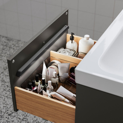 IKEA KÖLVATTEN  (ИКЕА КЁЛВАТТЕН)  -  Светодиодная подсветка с датчиком - серый/на батарейках 50 см