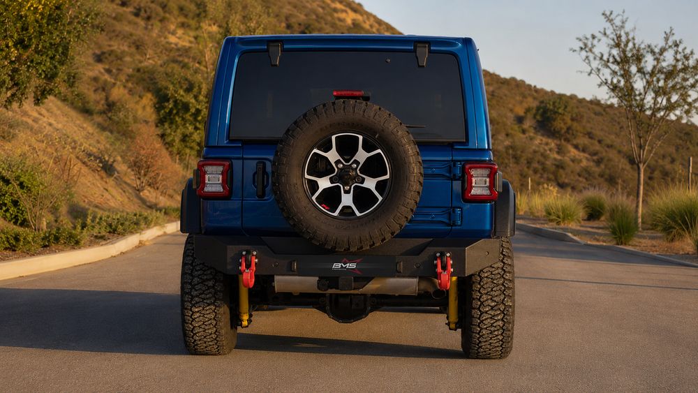 Бампер силовой задний BMS PRO-Line для Jeep Wrangler JL