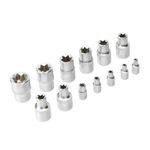 Набор инструментов, 1/2", 1/4", CrV, S2, пластиковый кейс, 109 предметов Denzel