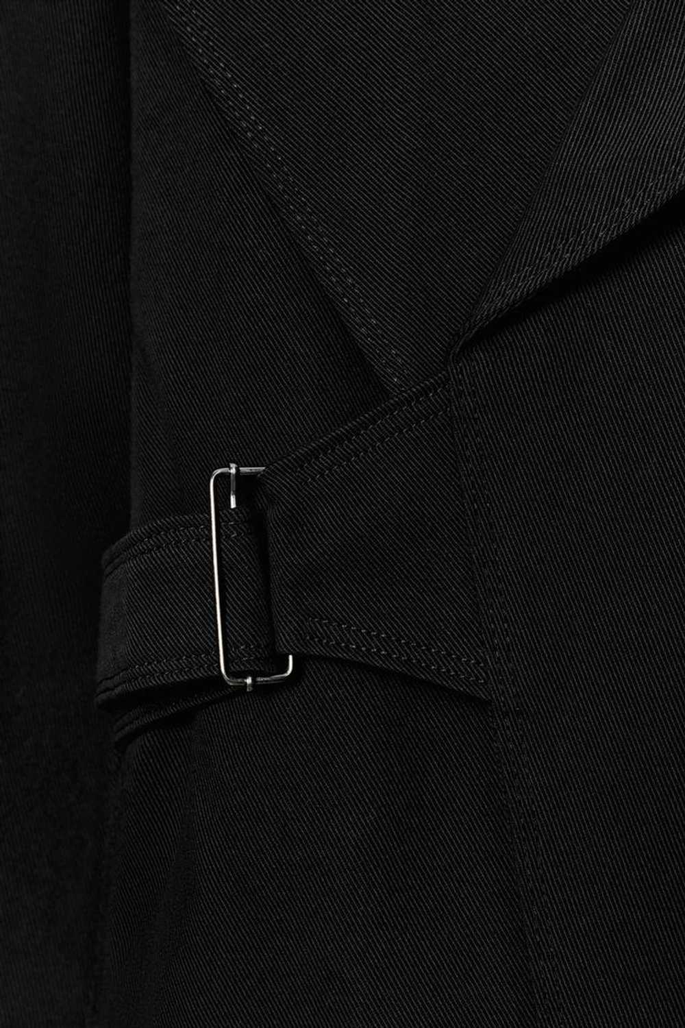 ZARA КОРОТКАЯ КУРТКА С ПРЯЖКОЙ — ZW COLLECTION, ЧЕРНЫЙ
