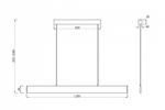 Подвесной светильник Maytoni Step P010PL-L30B4K