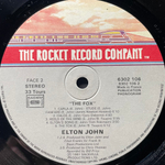 Elton John ‎– The Fox (Франция 1981г.)