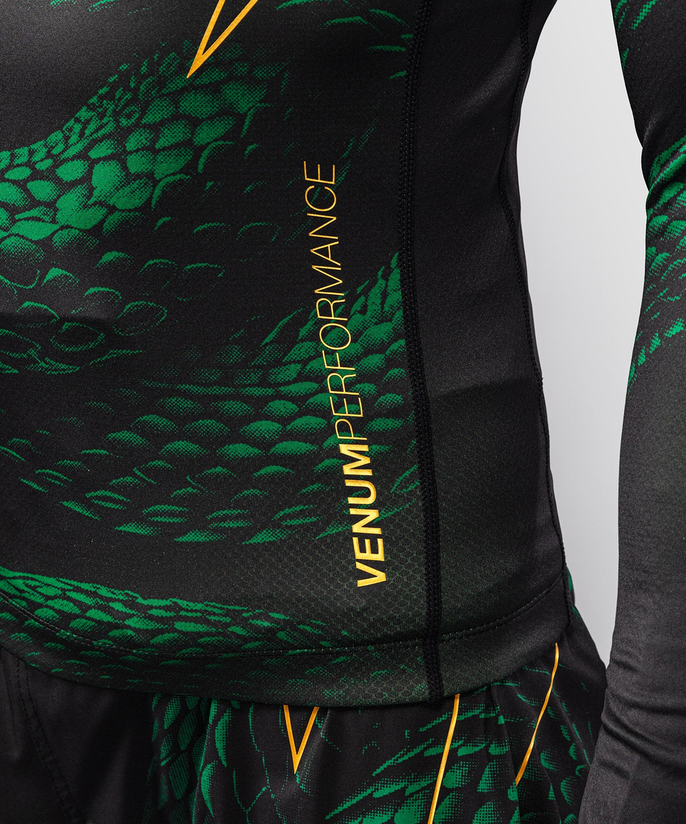 Рашгард Venum Matupa Black/Green/Gold L/S