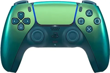 Беспроводной геймпад Dualsense Controller для PS5 (Chroma Teal - бирюзовый хром, CFI-ZCT1W: SIEE)