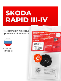 Шестерня привода дроссельной заслонки SKODA Rapid [A7, A8 (III,IV)] 2013 - 2021 (ремкомплект) DZ-1