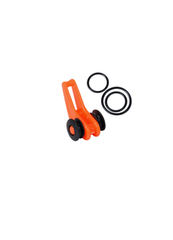 Держатель крючка Fish Crystal на бланк удилища HOOK KEEPER XA-9031 красный ( 5 упаковок )