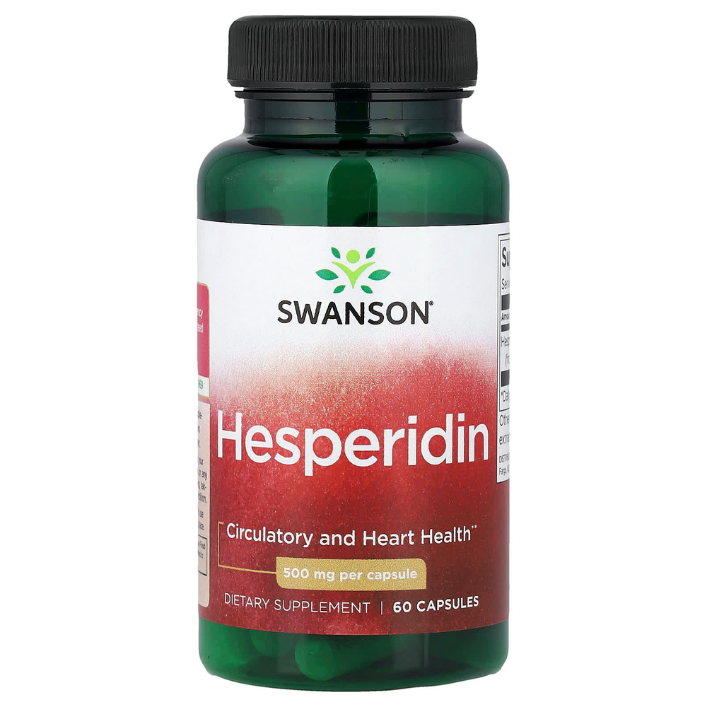 Swanson Vitamins, Гесперидин, 500 мг, 60 капсул