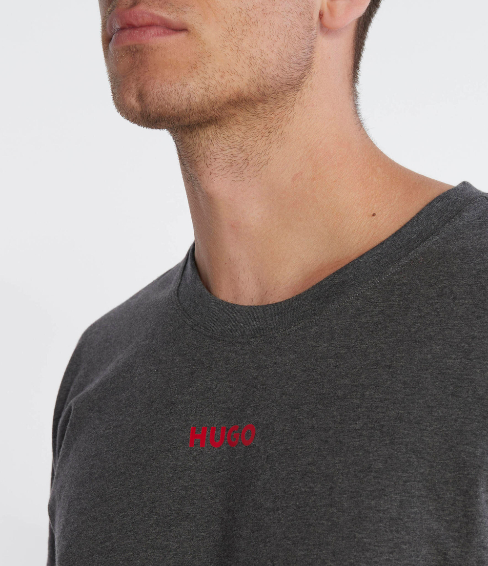 Футболка Linked Hugo Bodywear - серый(50493057)