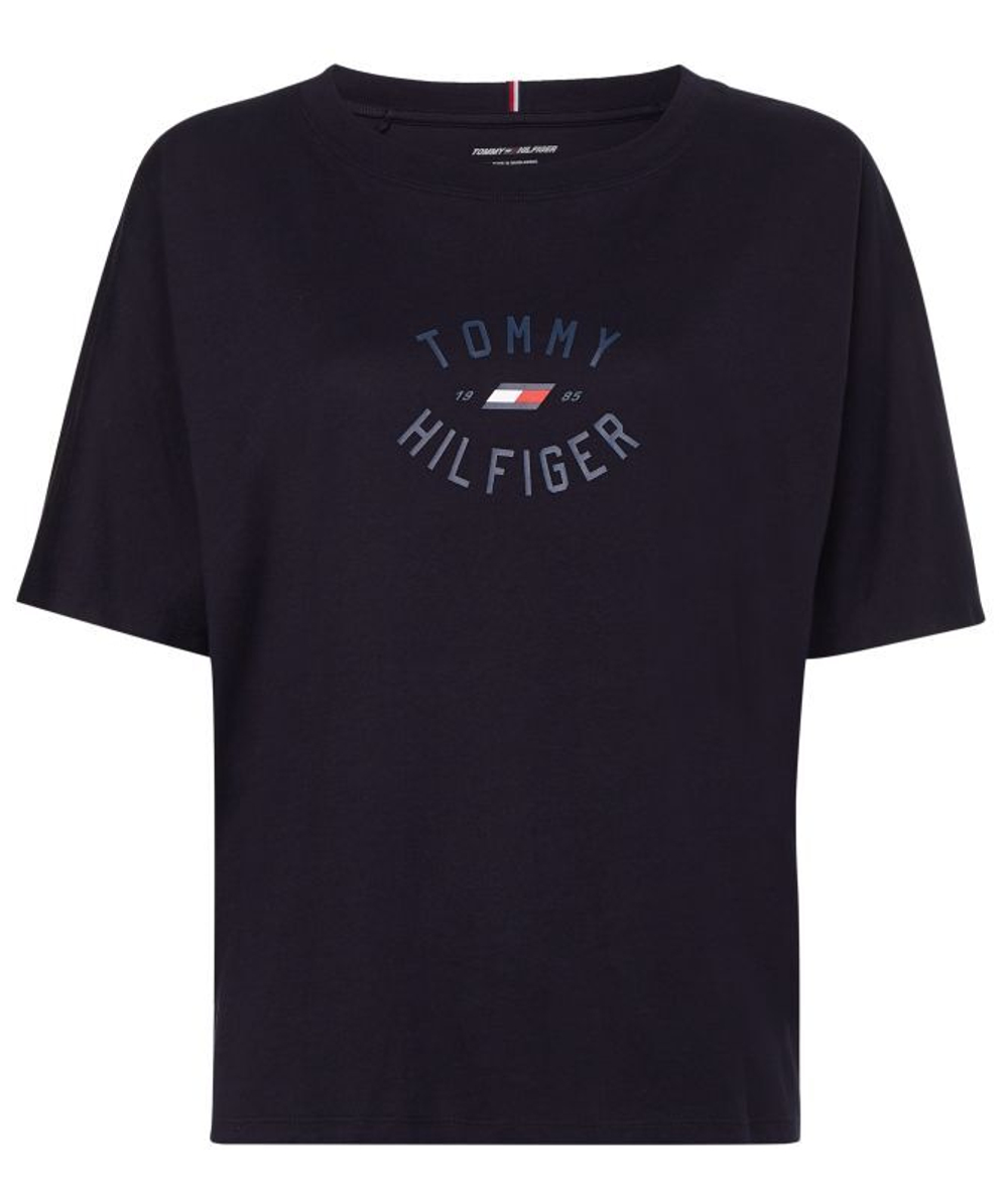 Женская теннисная футболка Tommy Hilfiger Relaxed Graphic Tee - desert sky