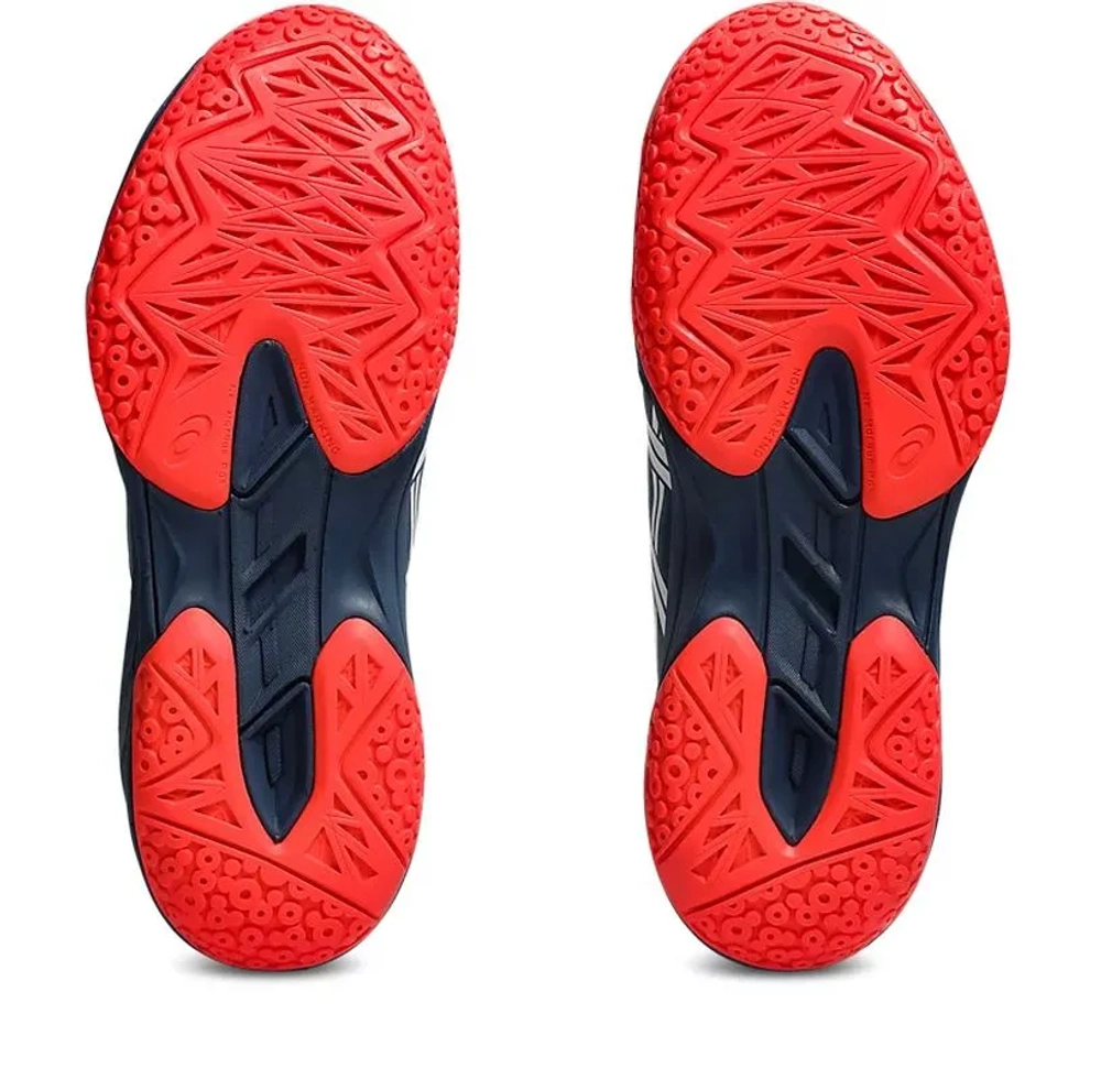 Детские теннисные кроссовки Asics Gel-Powerbreak GS - mako blue/white